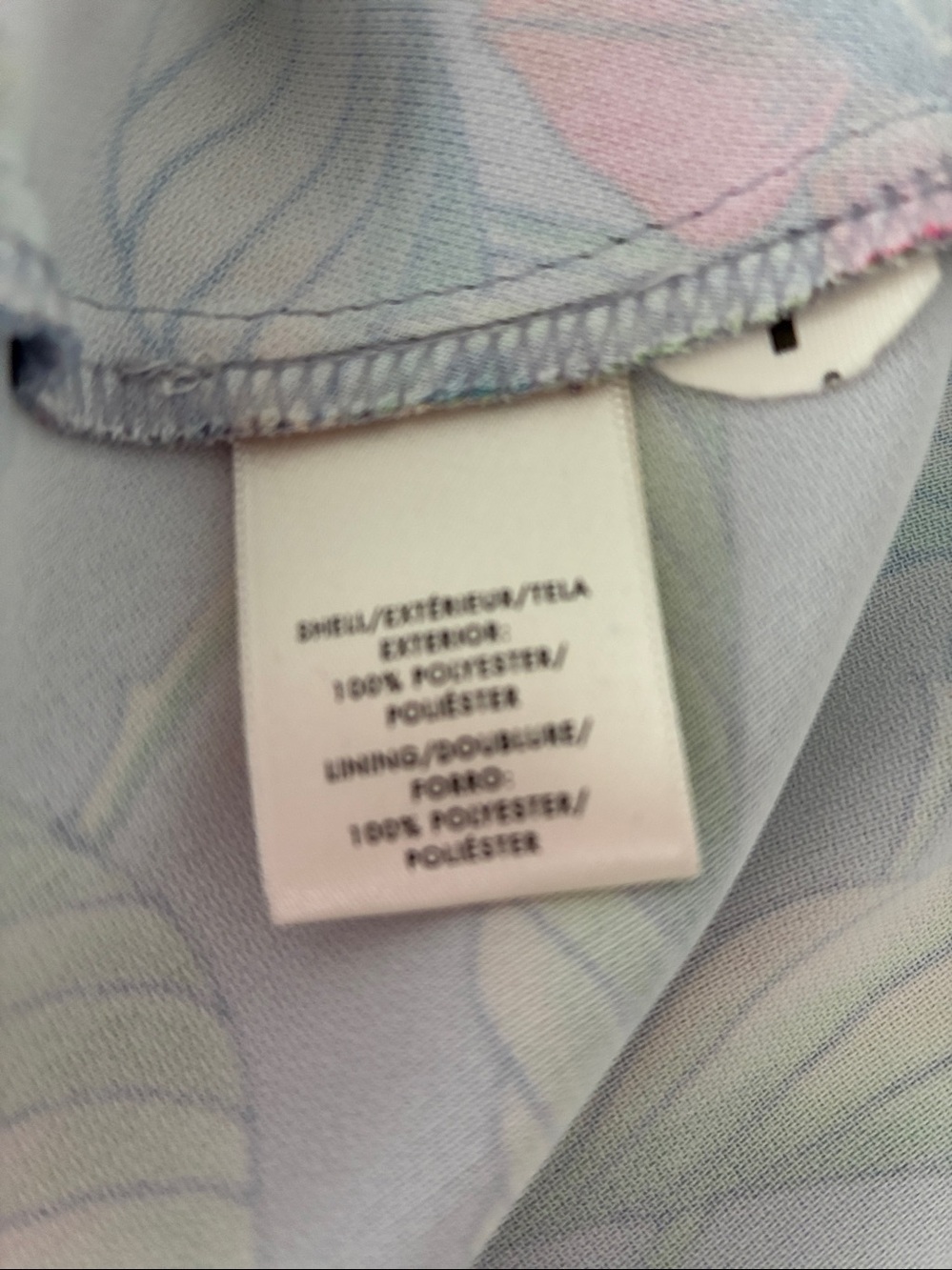 Ann Taylor Botanical Garden Floral Fit & Flare Dress in Periwinkle Lavender - Picture 8 of 8